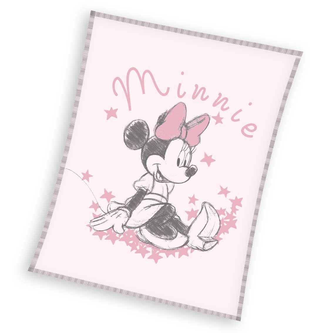 70 Minnie Coraldecke 100 cm, Mouse Babydecke Babydecke x Disney