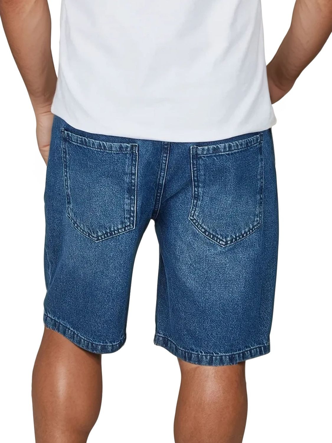 riverso Jeansshorts Herren Shorts RIVAshton Loose Fit Bermudashorts aus 100% Baumwolle