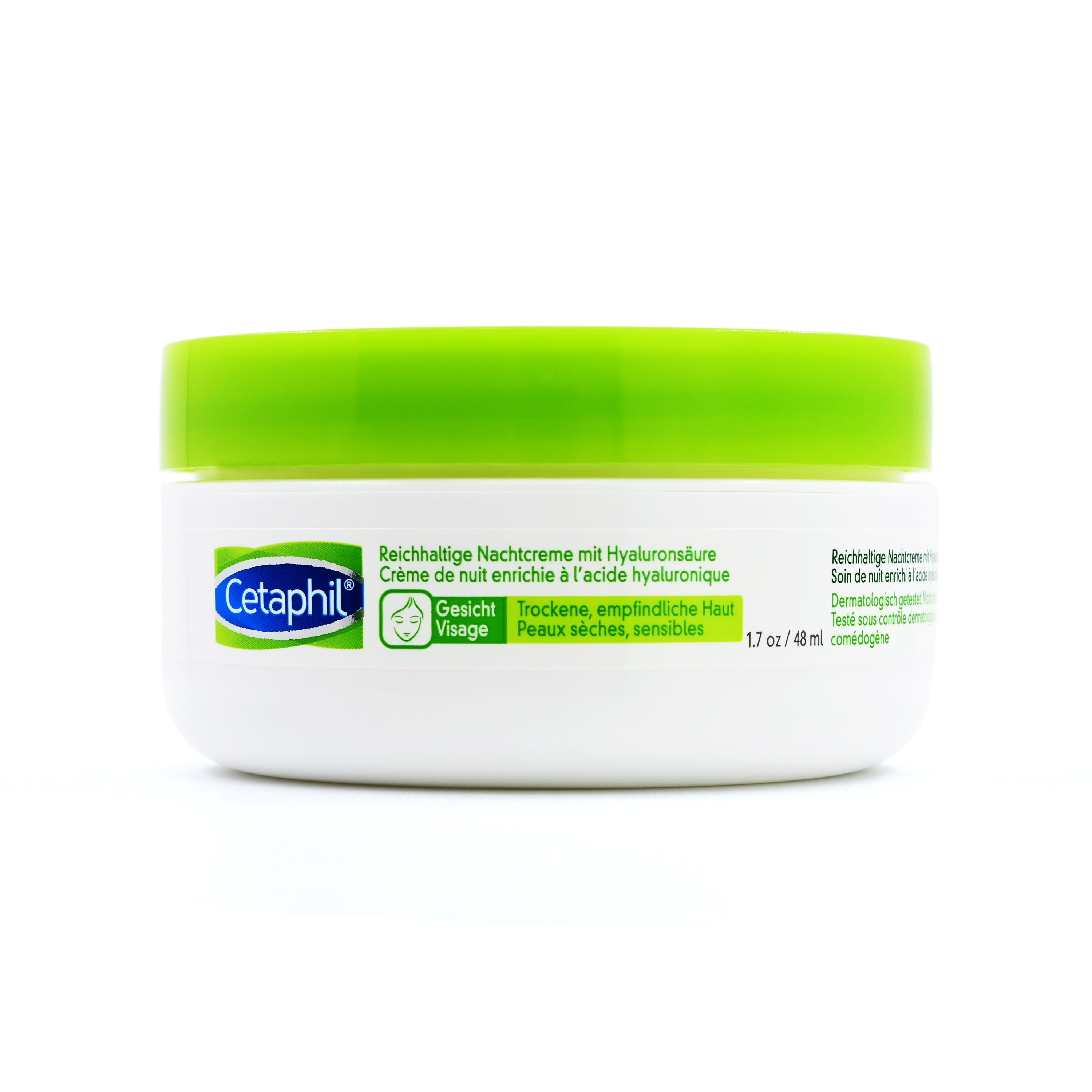 Cetaphil Nachtcreme CETAPHIL reichhaltige Nachtcreme mit Hyaluronsäure 48 g