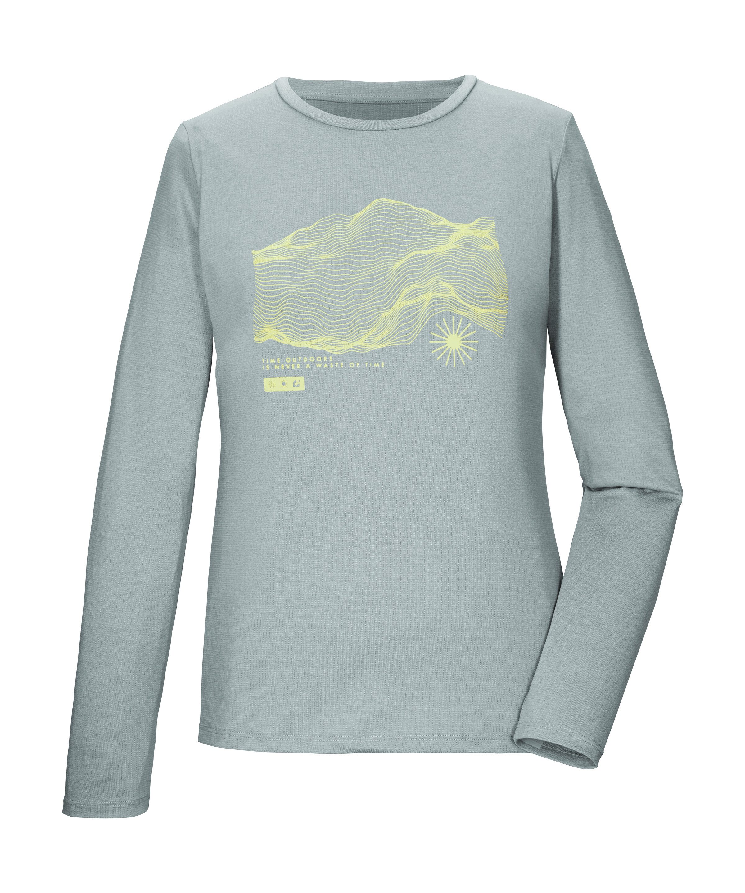 Killtec Langarmshirt KOS 179 WMN LS SHRT Weiches, strapazierfähiges, atmungsaktives Langarmshirt