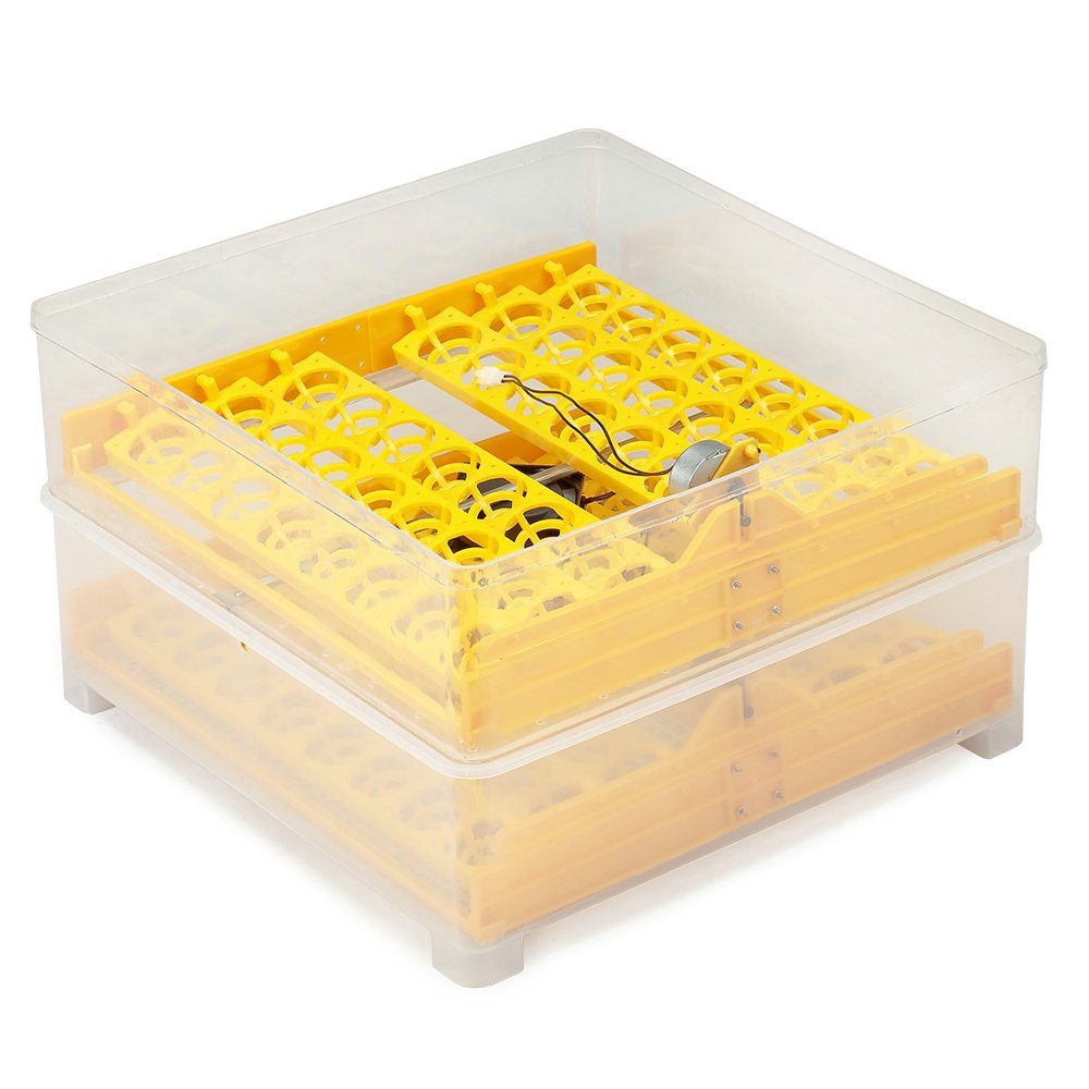 Mucola Hühnerstall Inkubator 96 Eier Brutapparat Brutkasten Brutmaschine Brutschrank, Automatisches Wendesystem + Temperatursteuerung