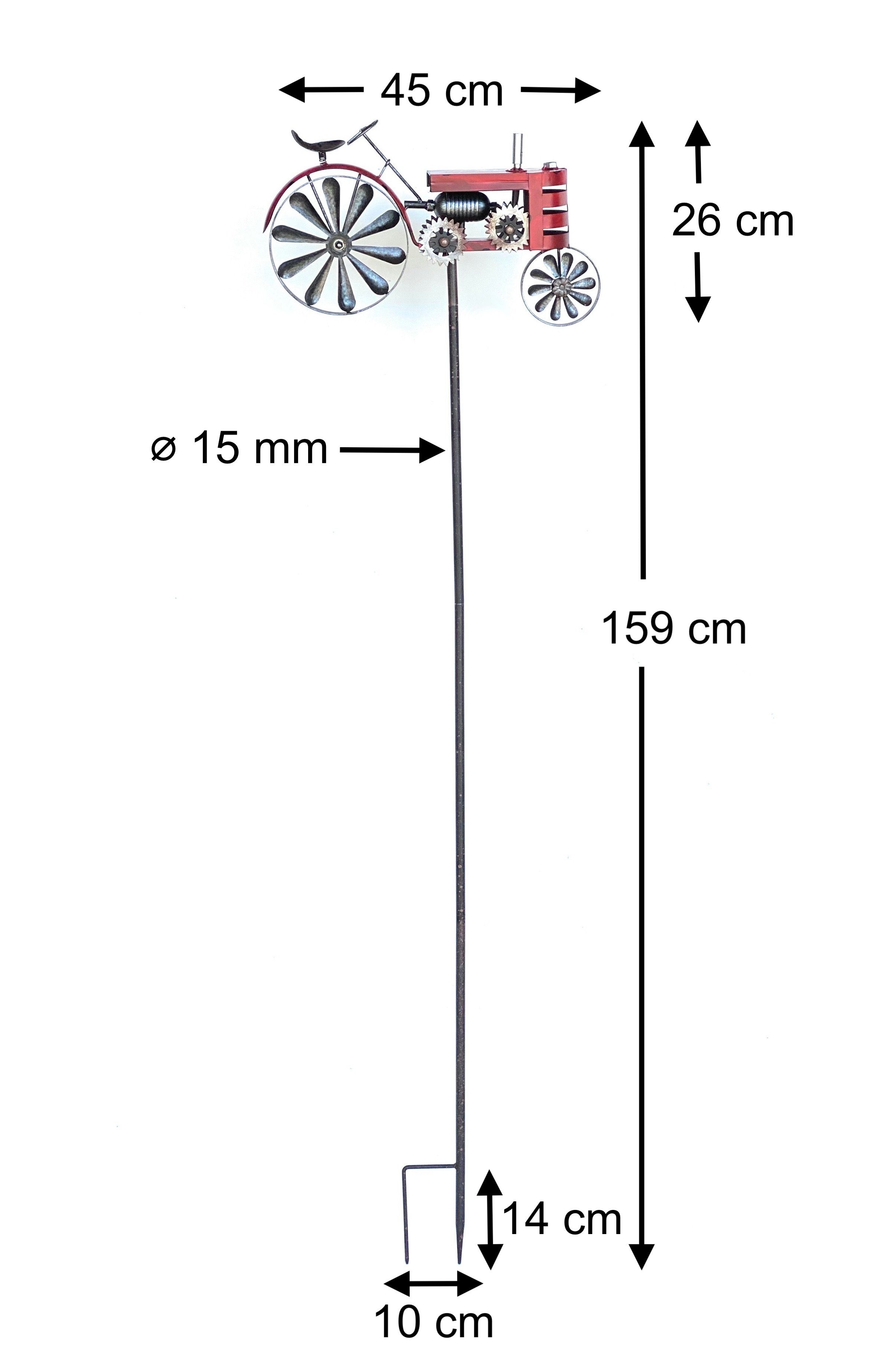DanDiBo Gartenstecker Metall Traktor XL 160 günstig online kaufen