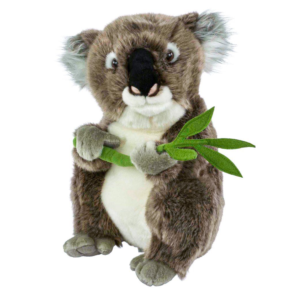 Uni-Toys Kuscheltier Koalabär Kuscheltier mit Blatt 30 cm Uni-Toys (Plüschtiere Koalas Stofftiere, Koalabären)