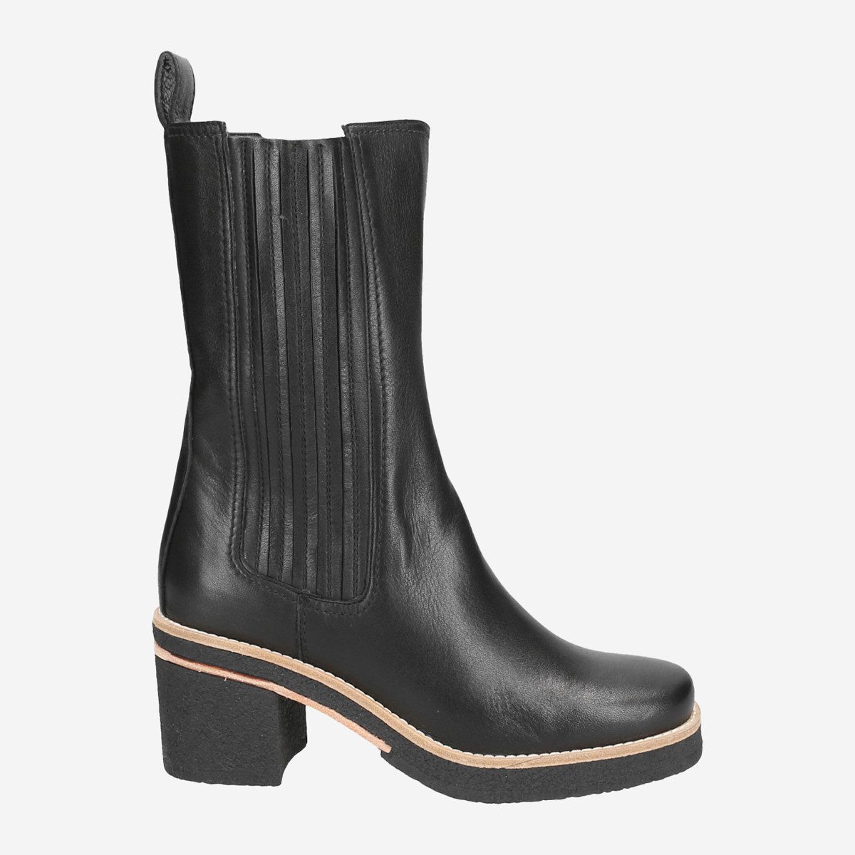 Donna Carolina 46.010.092-002, Stiefeletten in Schwarz für Damen Stiefelette
