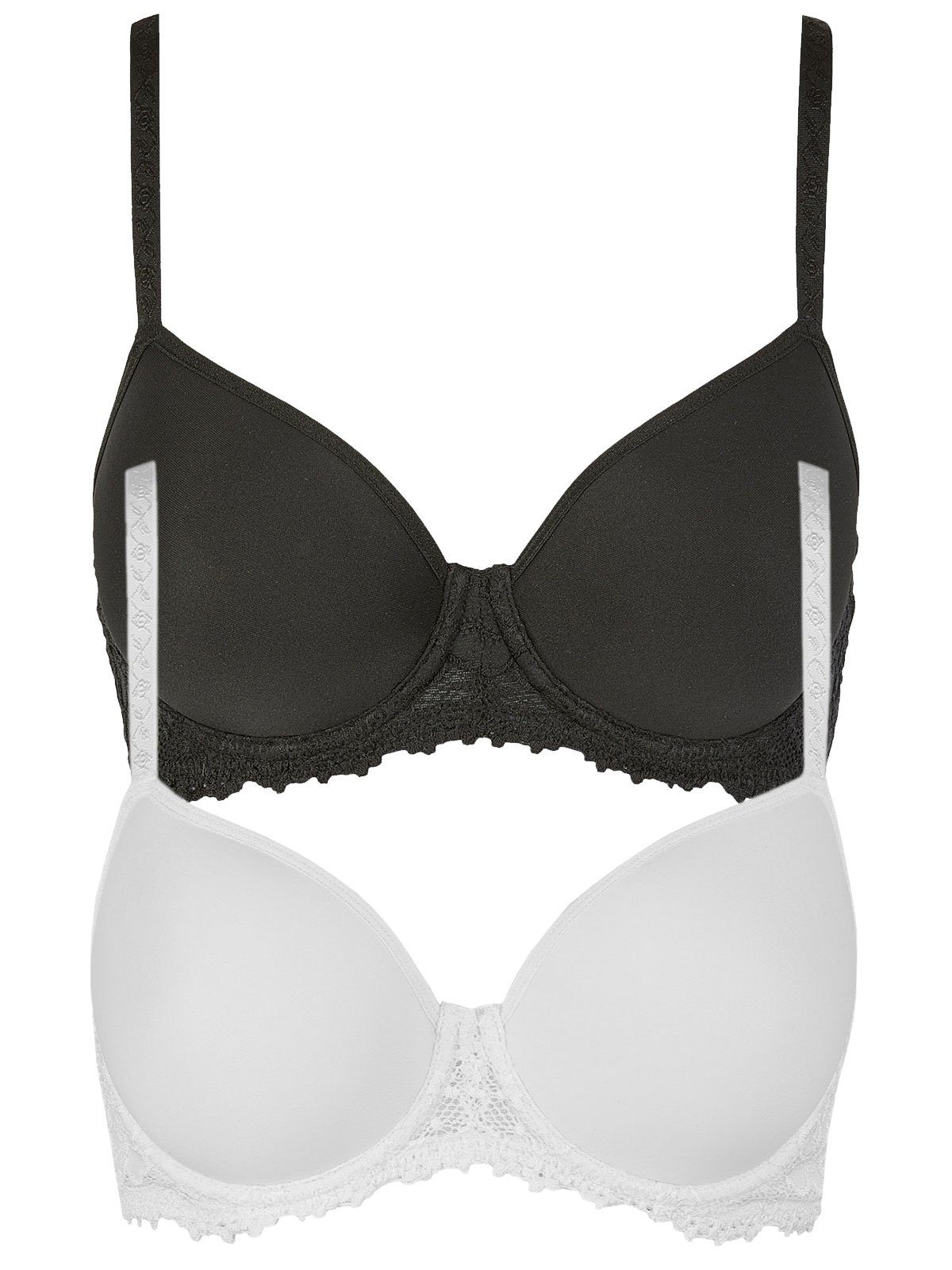 Nina Von C. Set: Schalen-BH 2er Pack Spacer BH mit Bügel Millefleurs (Spar-Set, 2-tlg) -