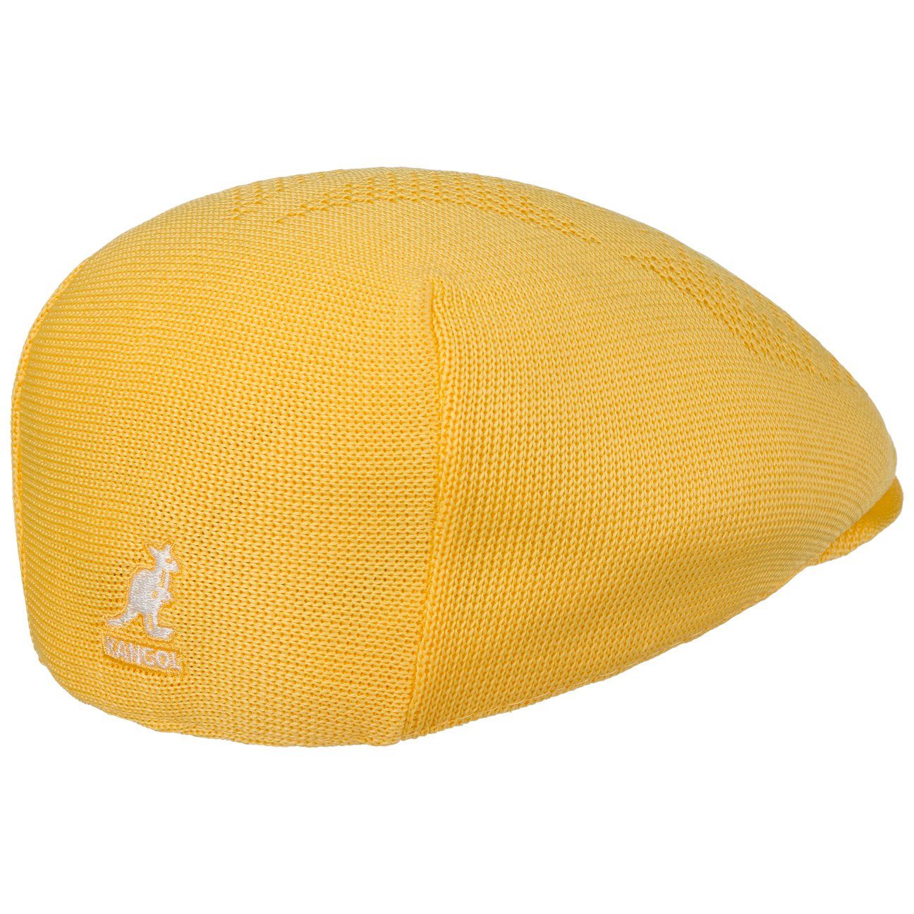 Flat Schirm Kangol Cap mit Schirmmütze gelb (1-St)
