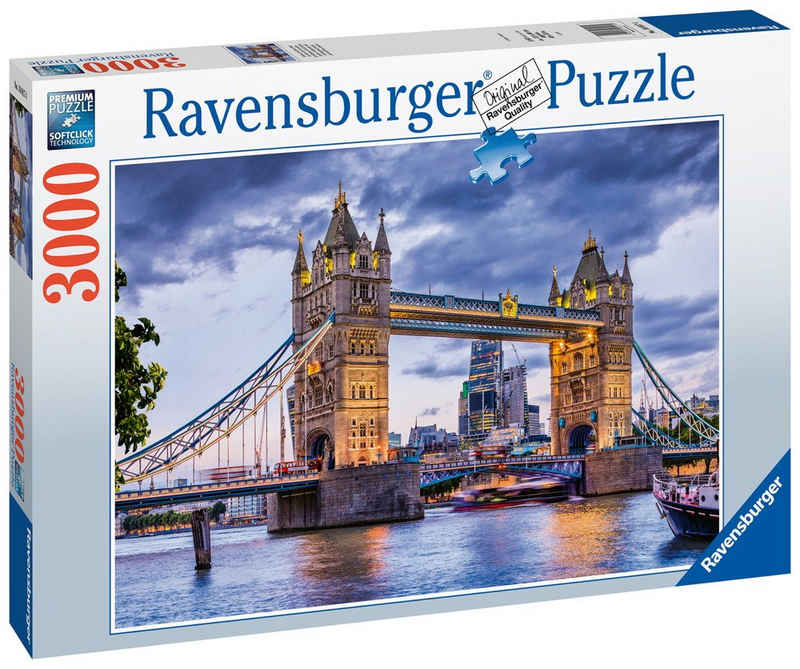 Ravensburger Puzzle 3000 Teile Ravensburger Puzzle London, du schöne Stadt 16017, 3000 Puzzleteile