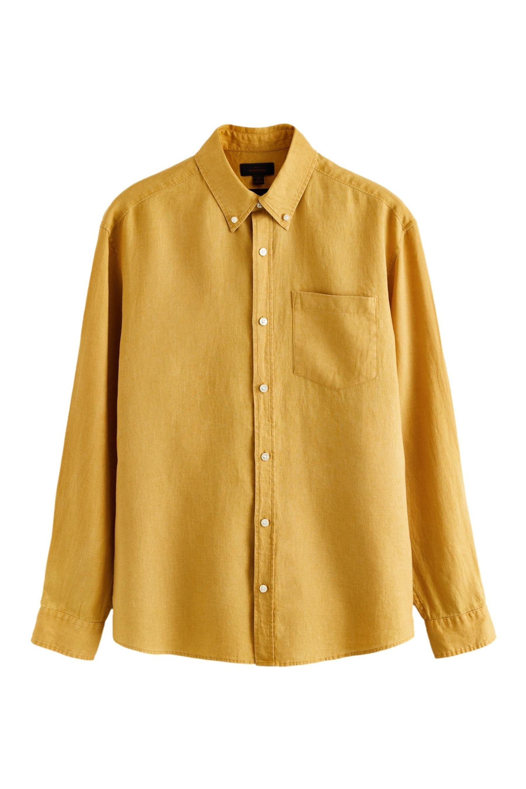 Next Langarmhemd Langarmhemd aus Leinen (1-tlg)