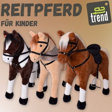 Reitpferd 70cm Spielpferd als Stehpferd, ein Pferd zum Reiten für Kinder in Hell