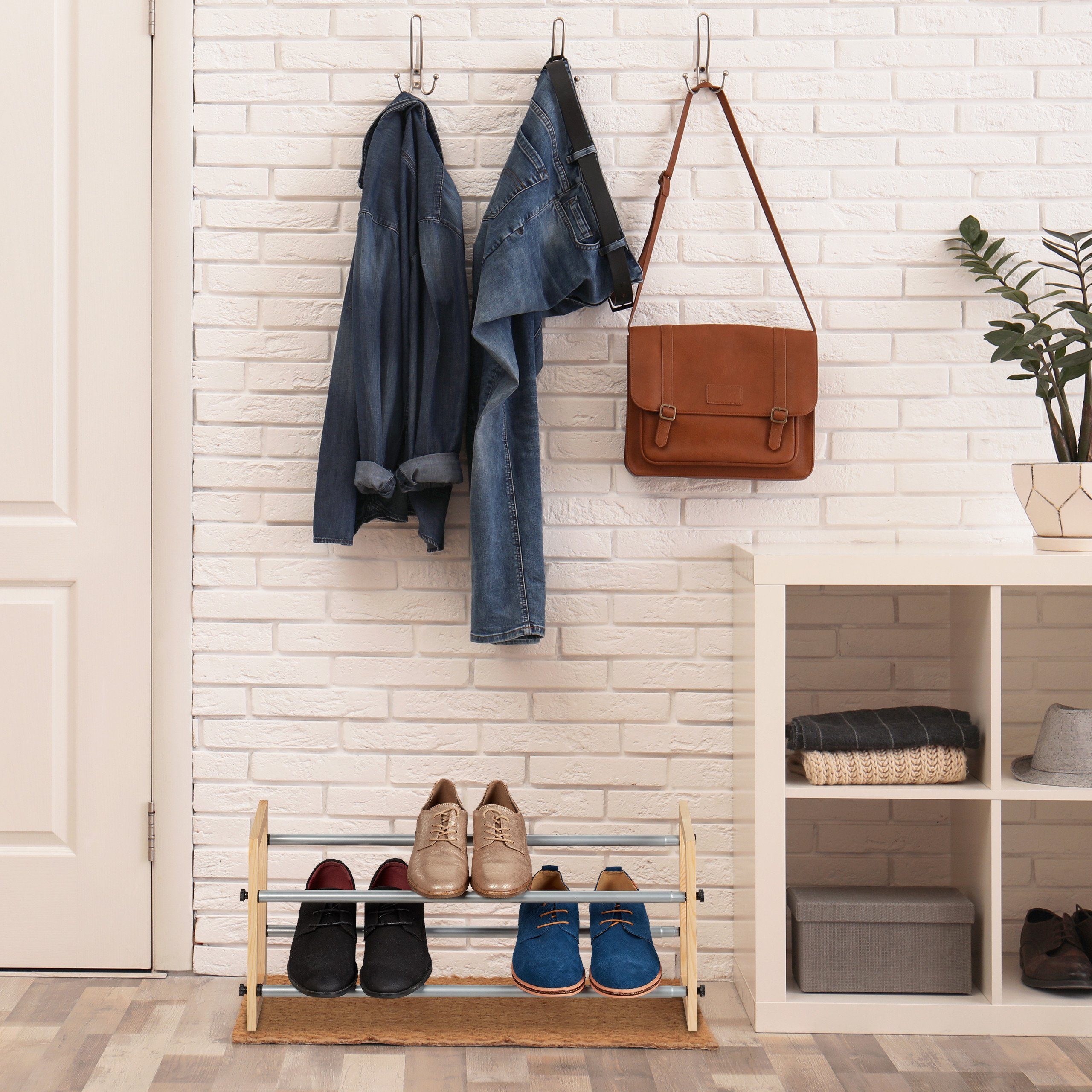 relaxdays Schuhregal ausziehbar, 2 günstig online kaufen