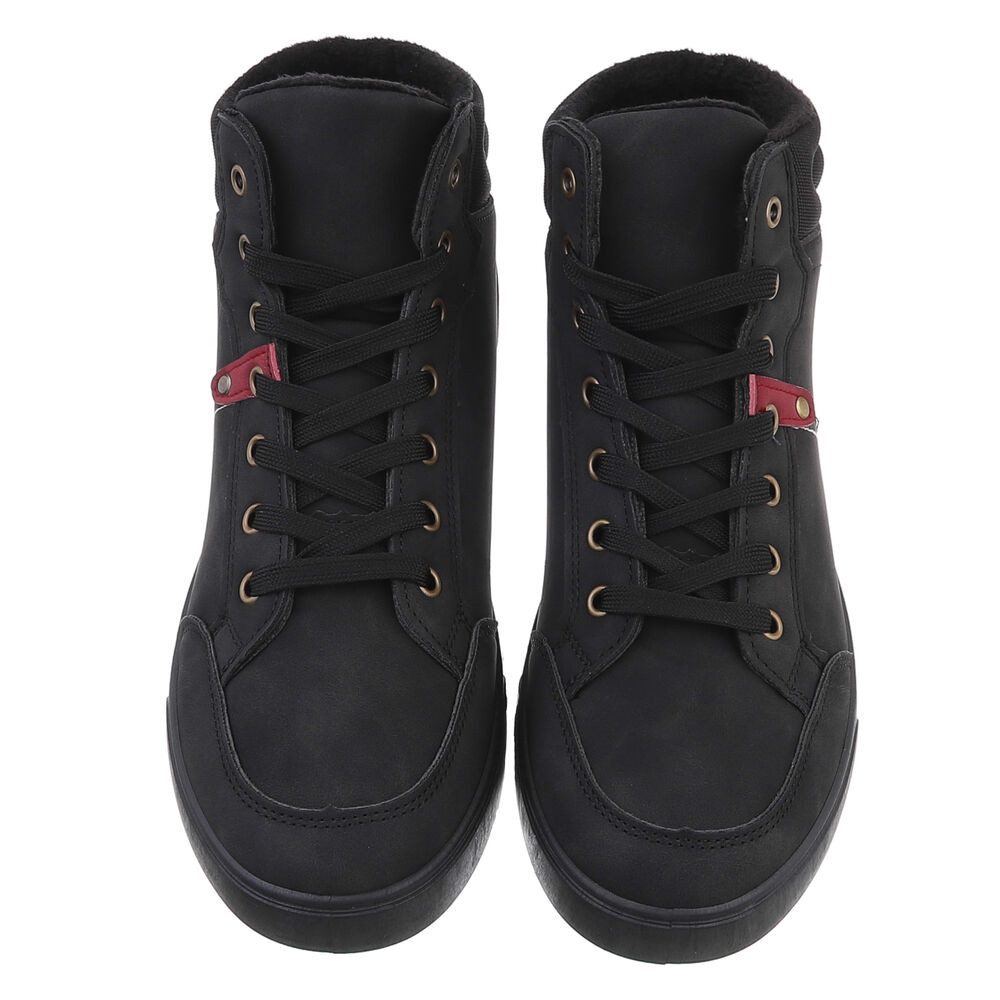 Coolwalk Herren High-Top Freizeit Sneaker (88828873) Flach Sneakers in Schwarz – Bild 4 von 5