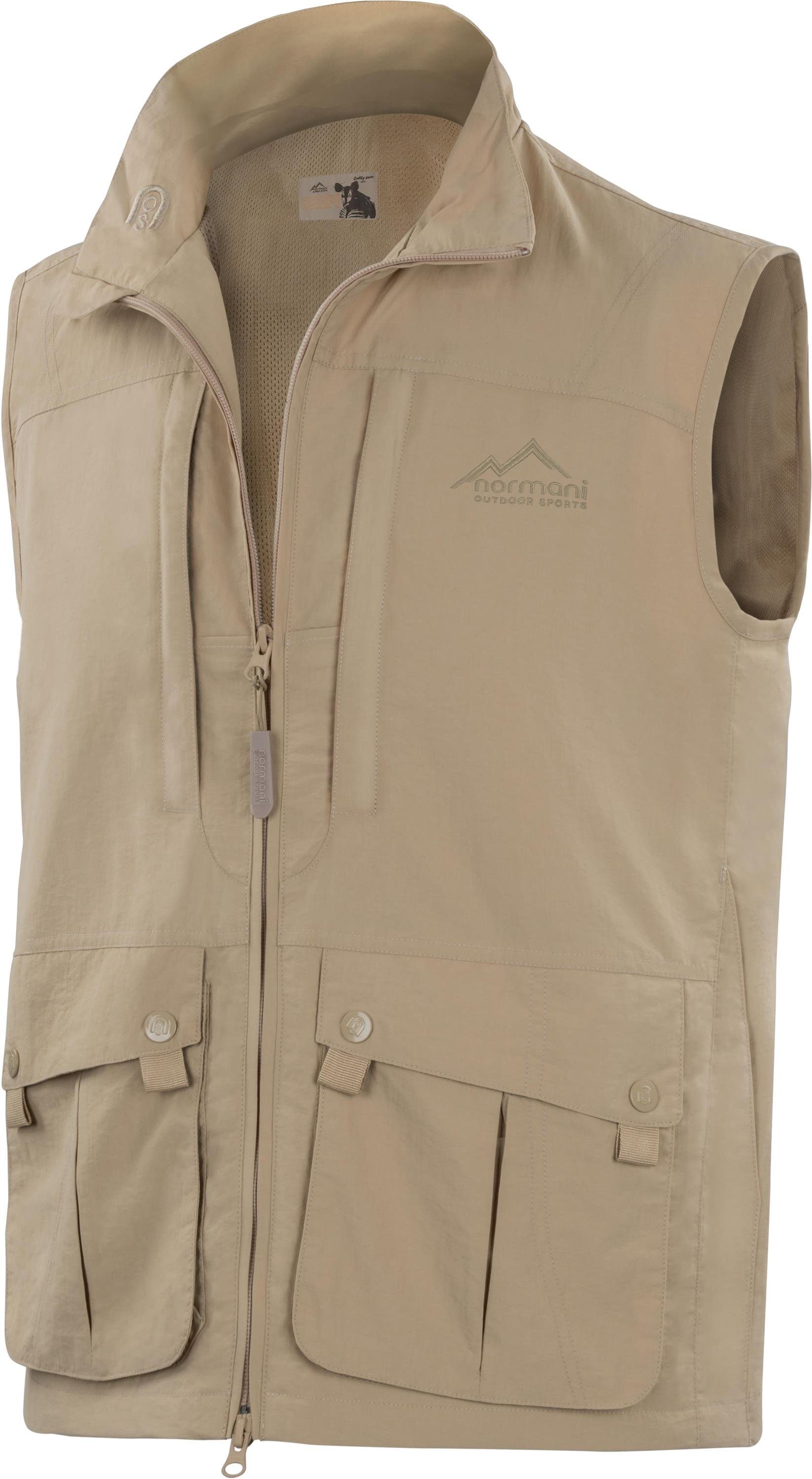 normani Funktionsweste Outdoor Weste Okapi Outdoorweste Sommerweste Angelwe günstig online kaufen