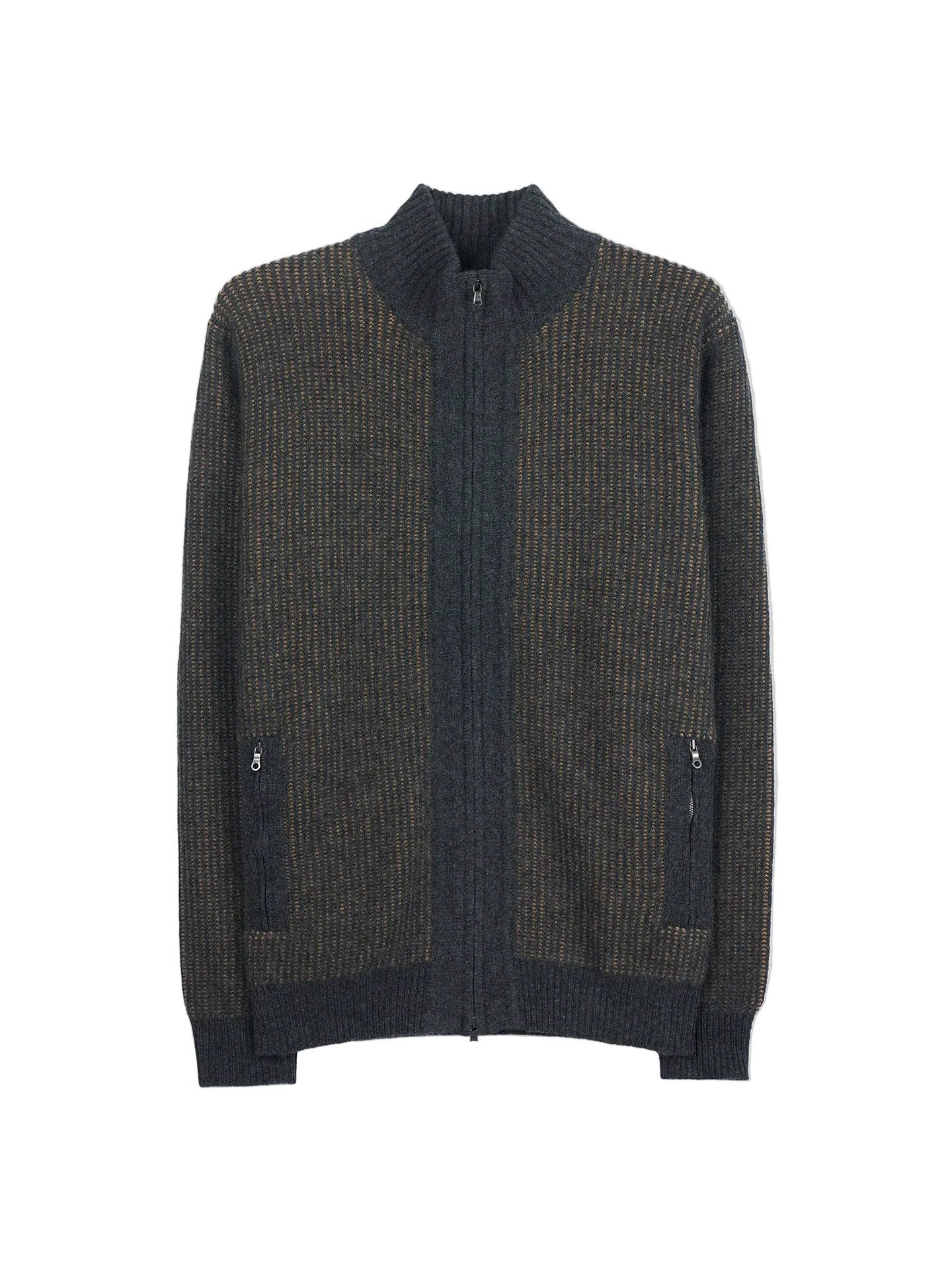 GOBI Cashmere Cardigan Herren Zwei-Toniger Kaschmir-Cardigan