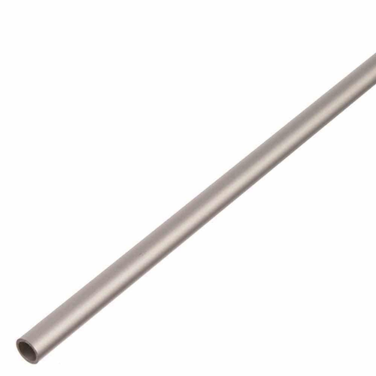 Alberts Мебельbeschlag Rundrohr silber-eloxiert 8x1 mm aluminium 1m 7342