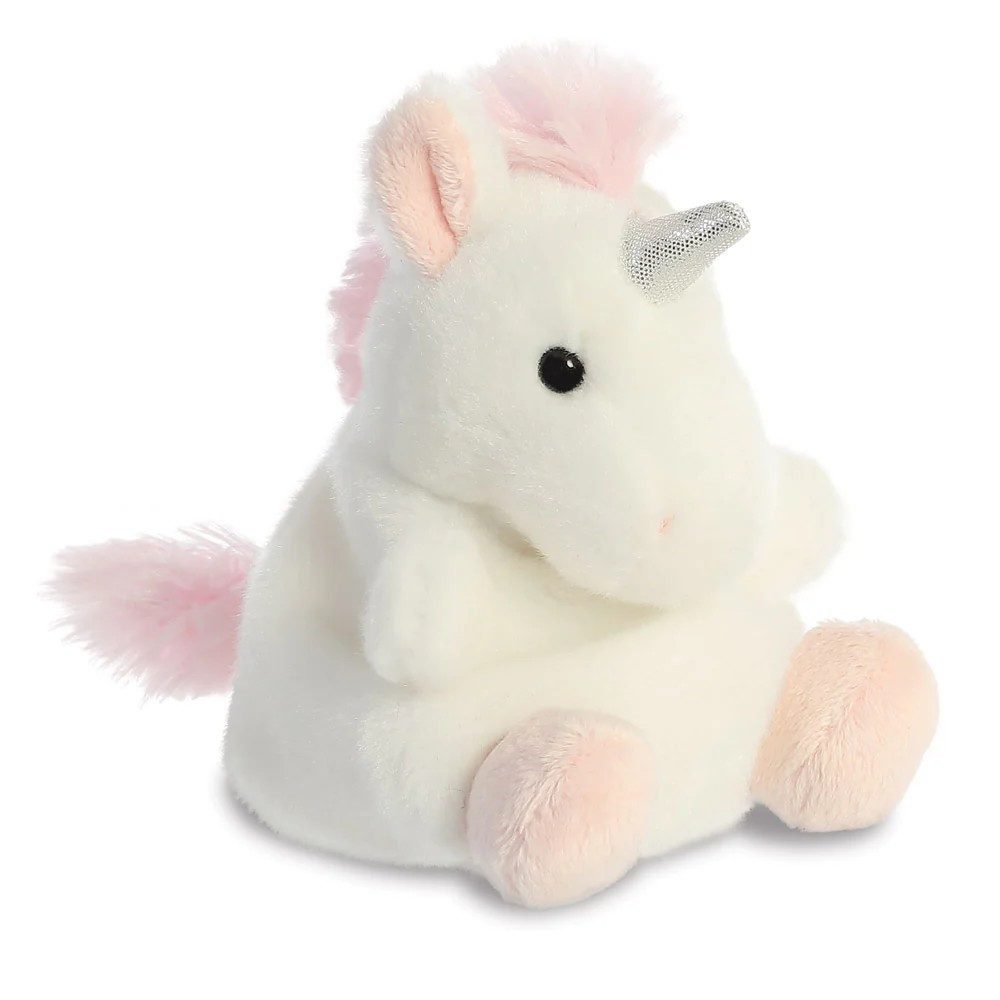 Aurora World Plüschfigur Aurora 33482 - Palm Pals Einhorn Sassy, Plüschfigur, 13 cm