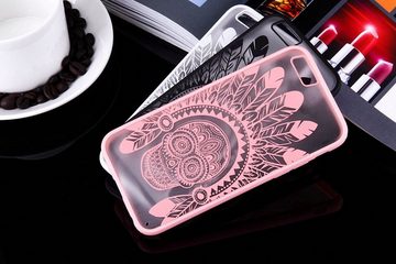 König Design Handyhülle Huawei P9 Lite, Huawei P9 Lite Handyhülle Backcover Rosa