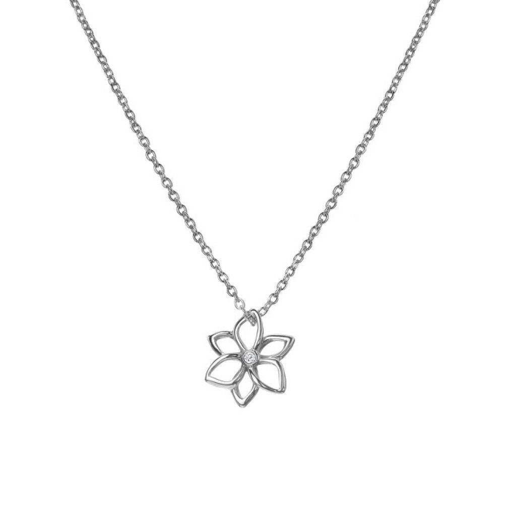 Diamond Kette mit Einhänger Fine Silver Necklace with Bouquet Amulets DP894