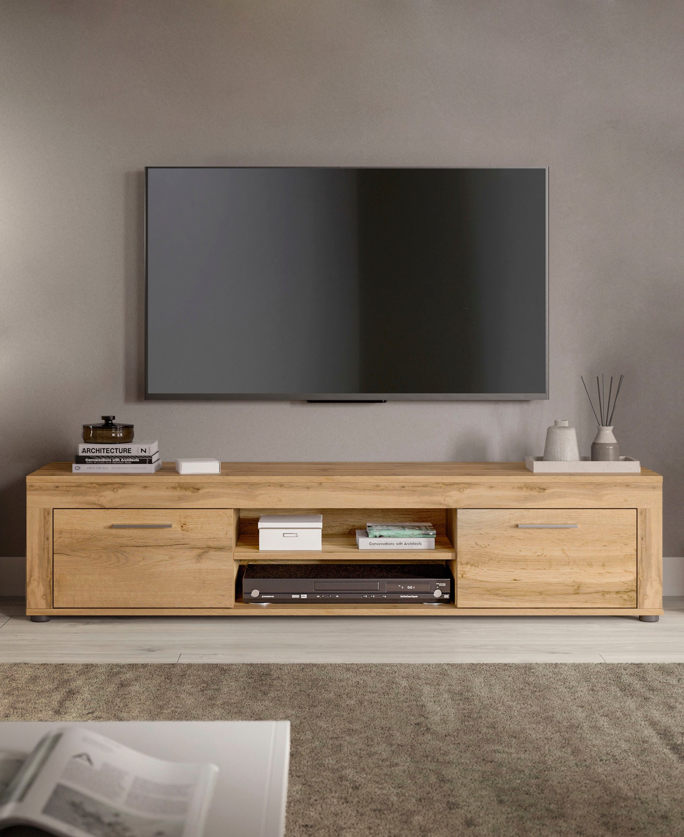INOSIGN Lowboard "Aosta, Breite 160 cm, in verschiedenen Farbausführungen", günstig online kaufen