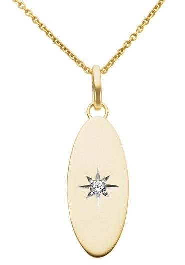 Kettenanhänger Schmuck Geschenk Gold 333 Halsschmuck Anhänger für Halskette