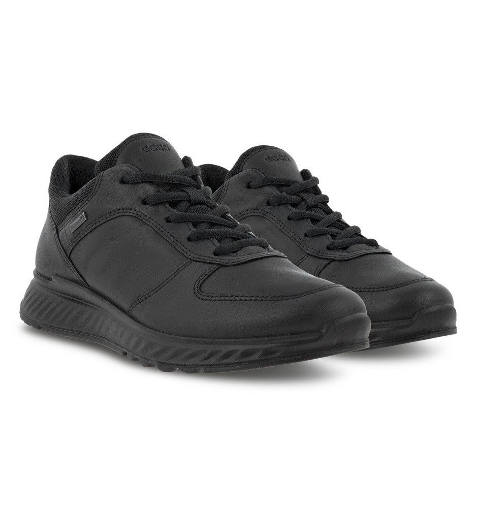 Ecco Exostride W Low GTX (wasserdicht, Yak-Leder) schwarz Damen Sneaker günstig online kaufen