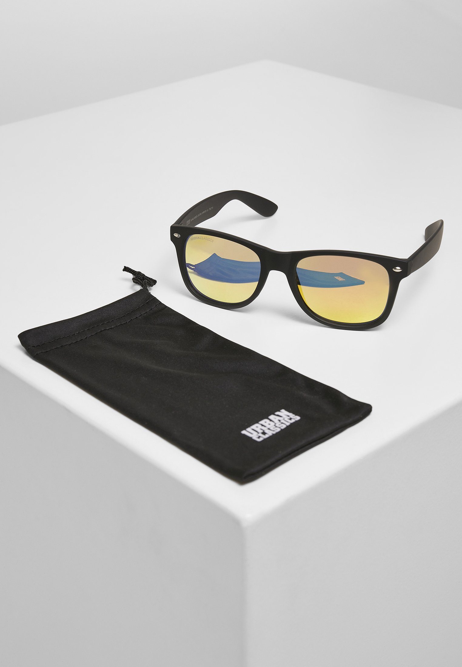 URBAN CLASSICS Sonnenbrille Accessoires UC black/orange Likoma Mirror Sunglasses