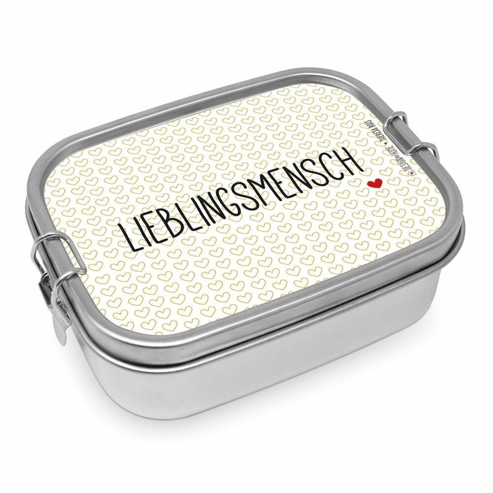 PPD Lunchbox Lieblingmensch Steel 900 ml, Edelstahl