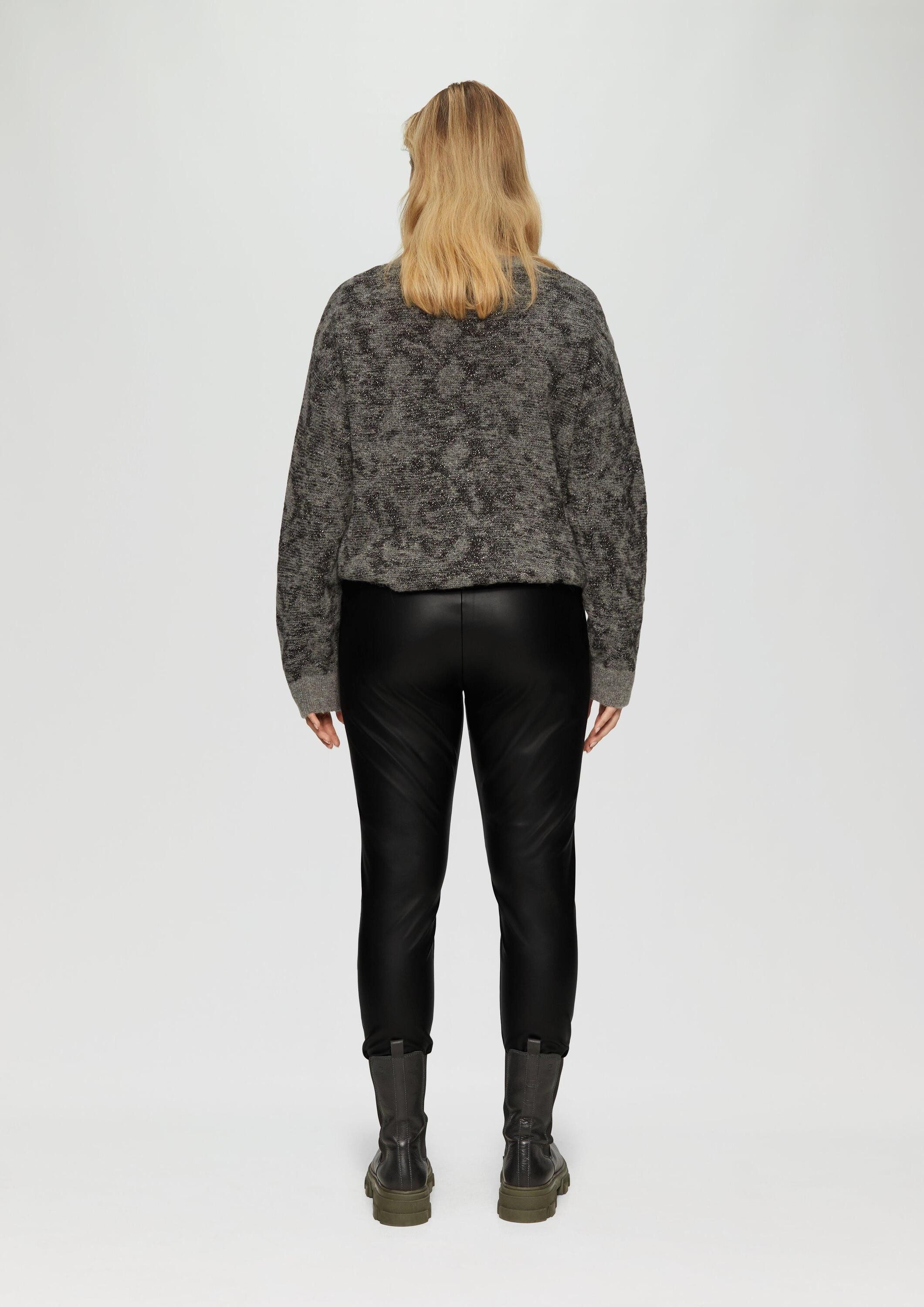 s.Oliver Leggings Hose Leggings aus Kunstleder
