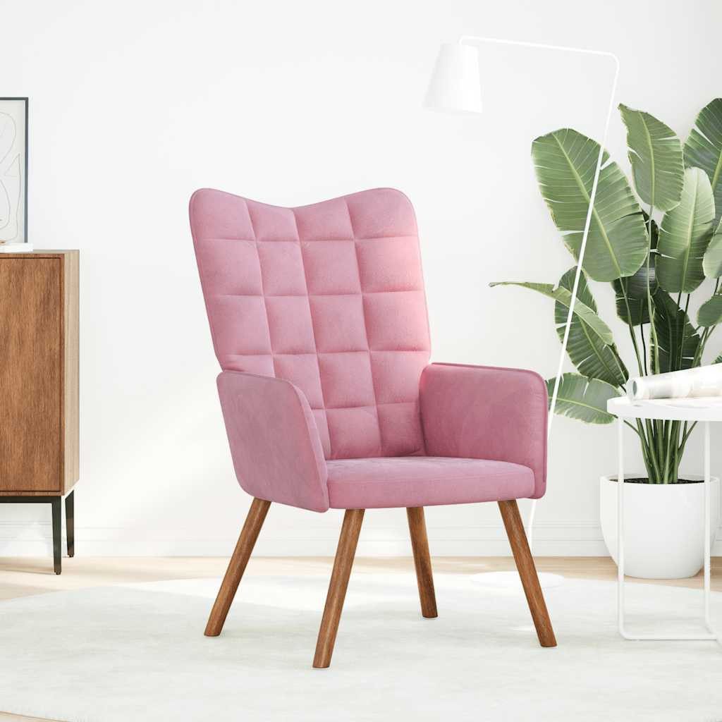 vidaXL Sessel Relaxsessel Rosa Samt (1-St) günstig online kaufen