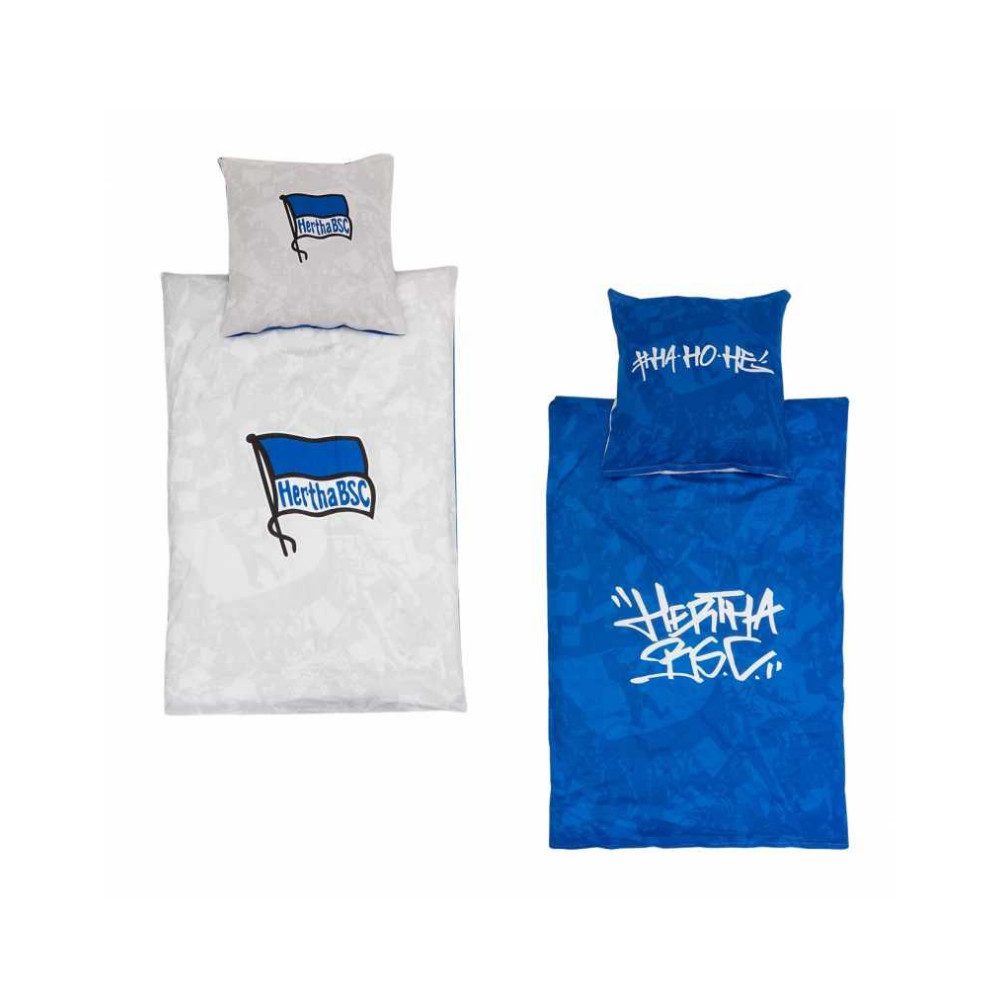 Hertha BSC Berlin Bettwäsche Hertha BSC Wendebettwäsche Fahnenmeer
