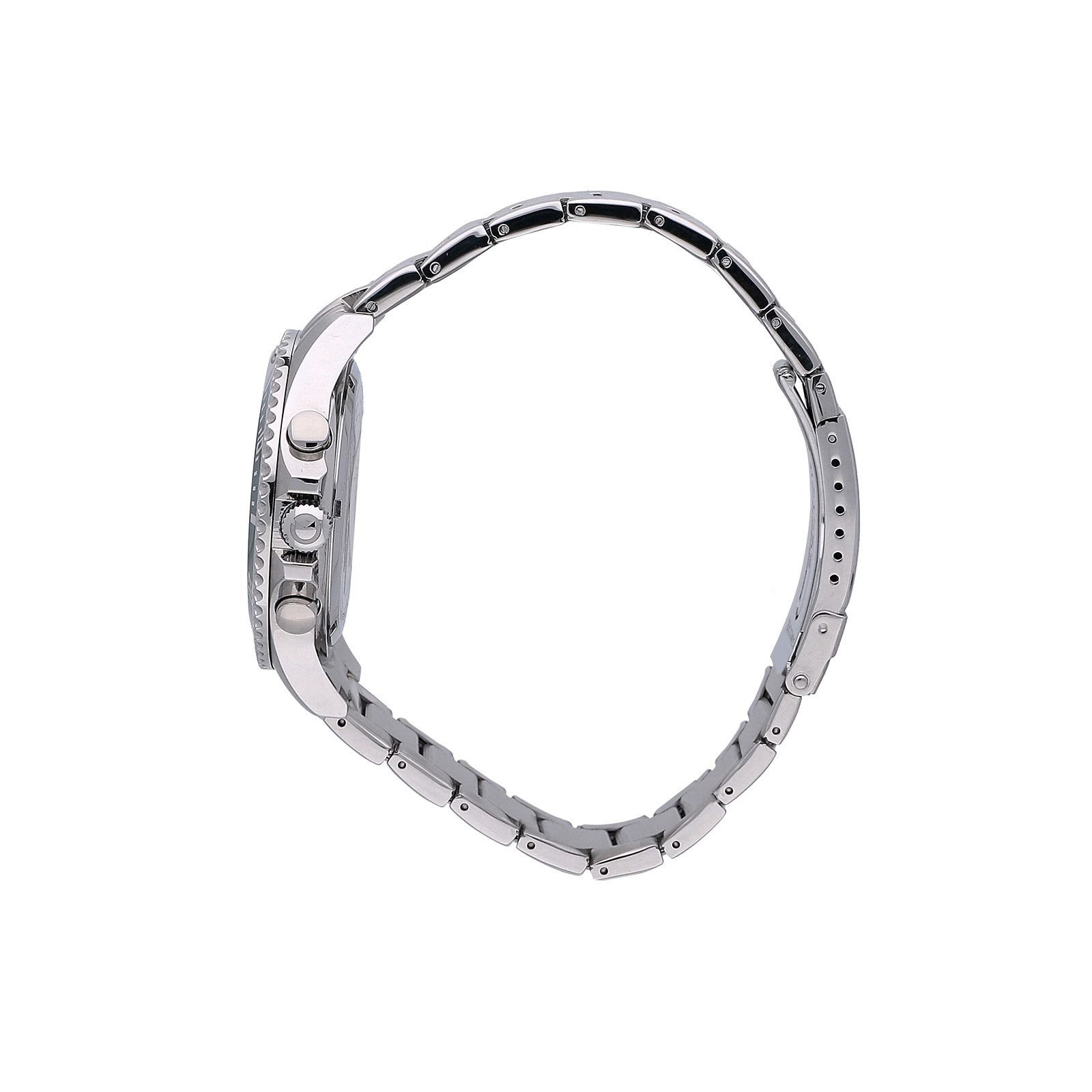 Sector Quarzuhr Sector Herren Armbanduhr Chrono, (Chronograph), Herren Armbanduhr rund, groß (42mm), Edelstahlarmband silber, Fashion