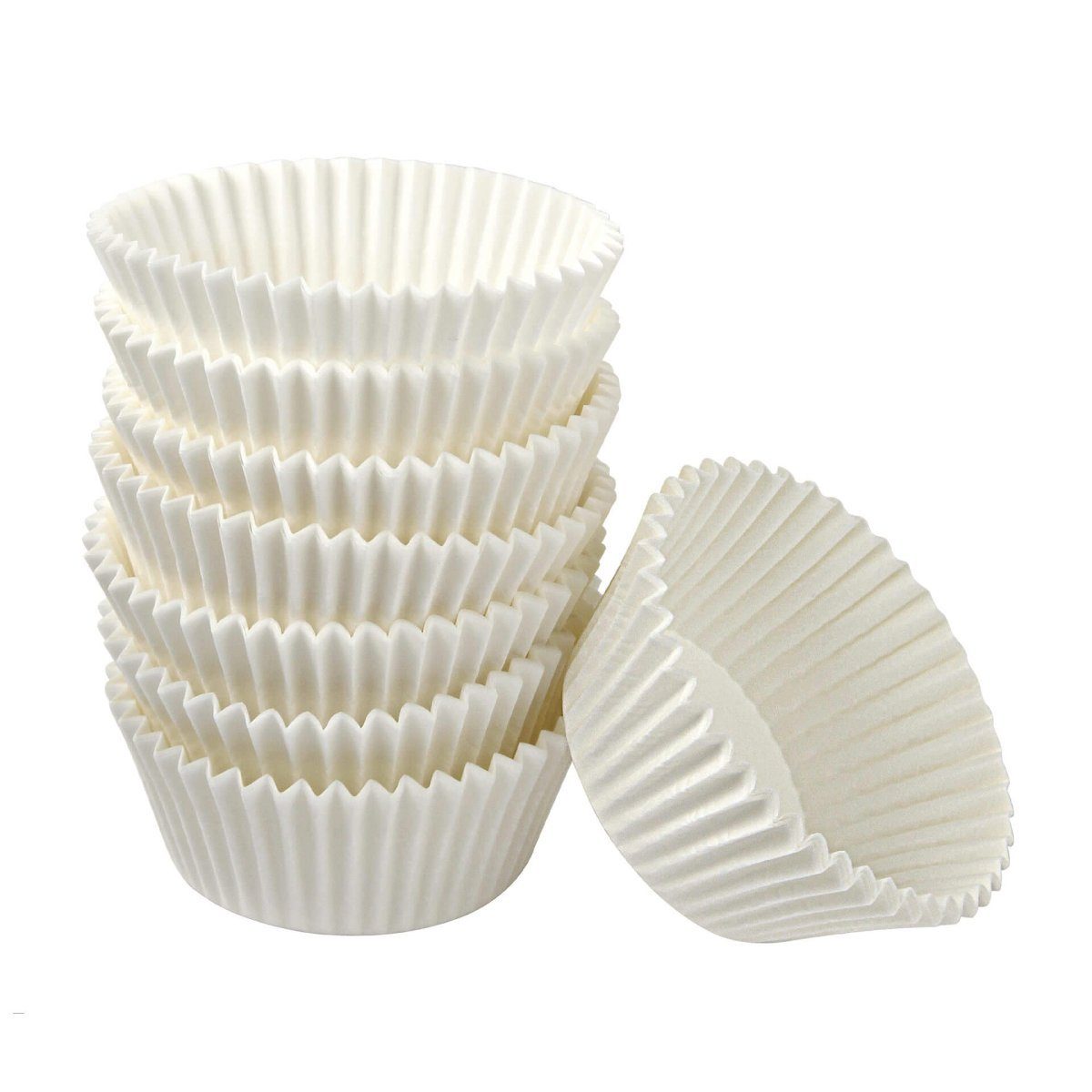Zenker Muffinform FACKELMANN Muffinförmchen, Papier, 75 St., weiß