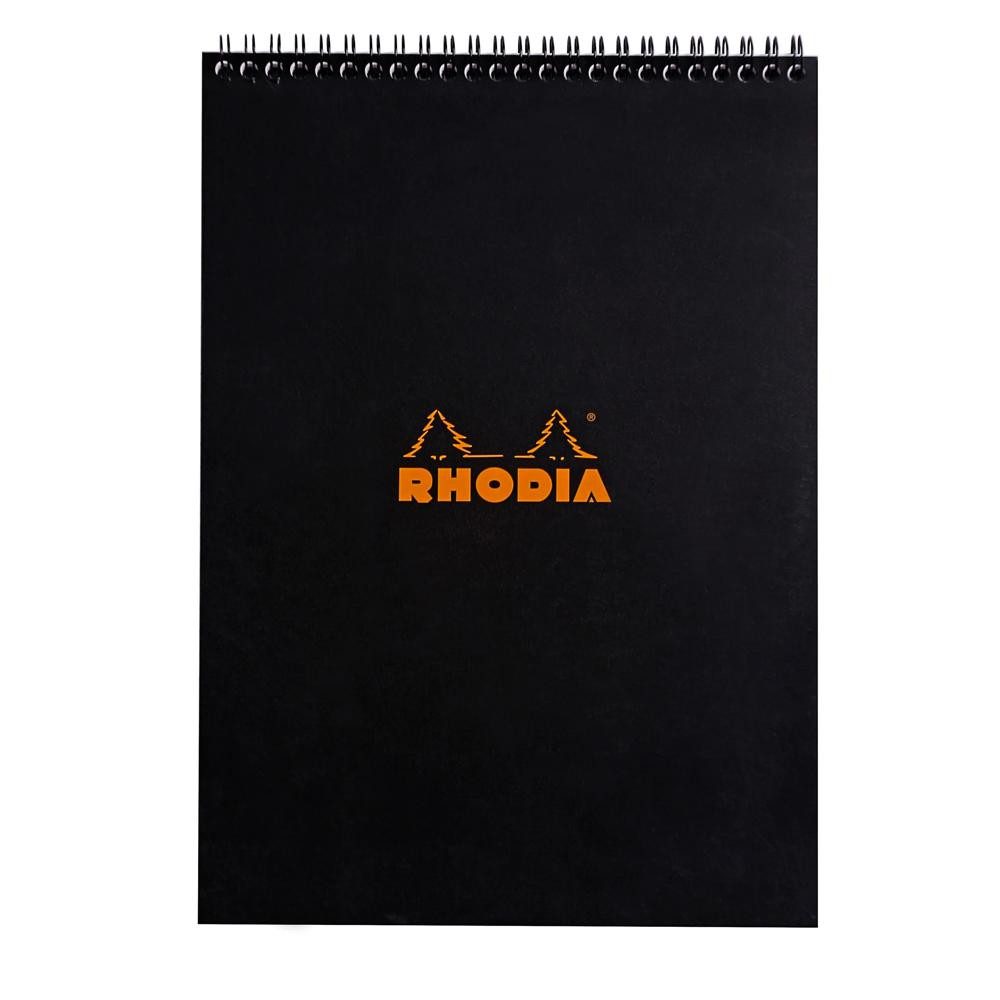 Notizblock Rhodia Notizblock A4 Doppel lin 80Bl schw