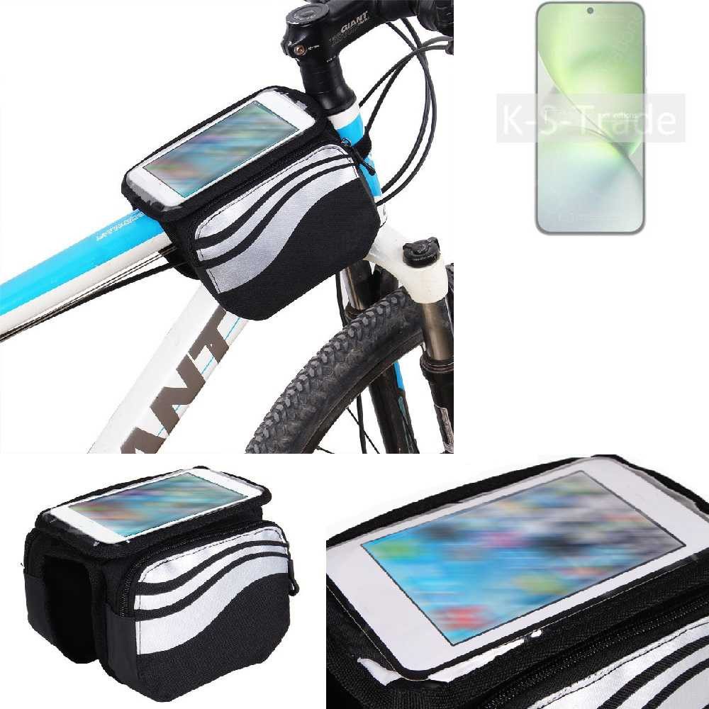 K-S-Trade Handyhülle für Vivo X200 Pro mini, Rahmentasche Fahrrad-Halterung Rahmenhalterung Fahrrad