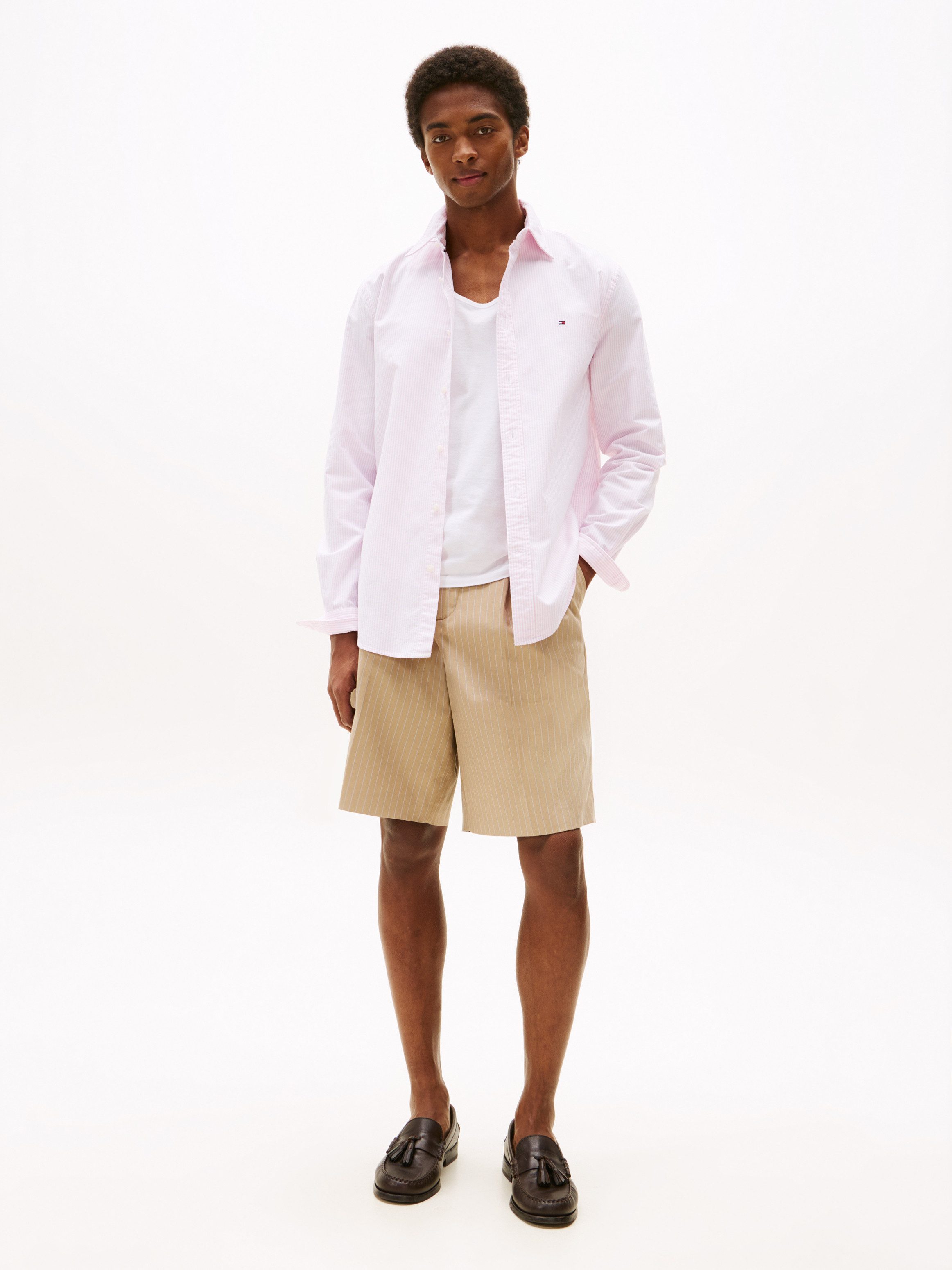 Tommy Hilfiger Langarmhemd HERITAGE OXFORD STRIPE günstig online kaufen