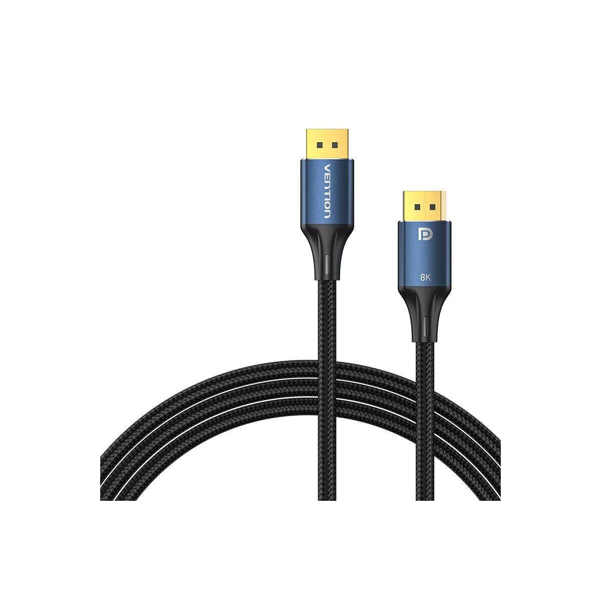 VENTION DisplayPort 1.4 Kabel 5m, 8K 60Hz/ 4K 120Hz (blau) Video-Kabel