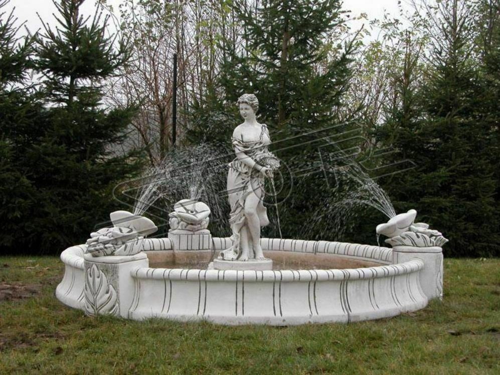 Skulpturen Skulptur Skulptur JVmoebel Fontainen Garten Figuren 138cm Statue