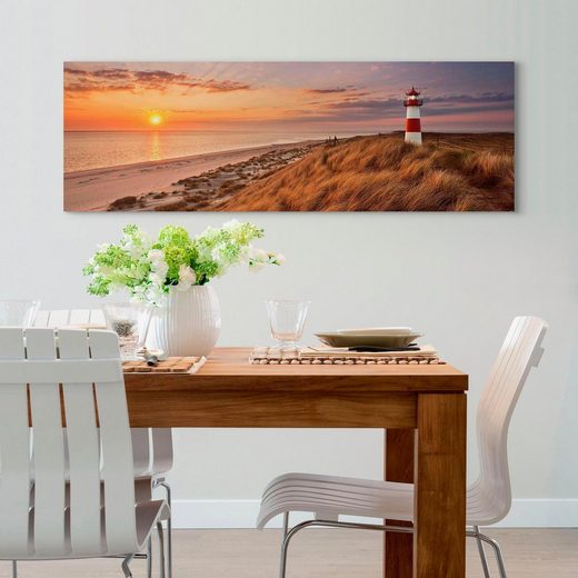 Reinders! Holzbild »Deco Panel 52x156 Lighthouse Sunset«