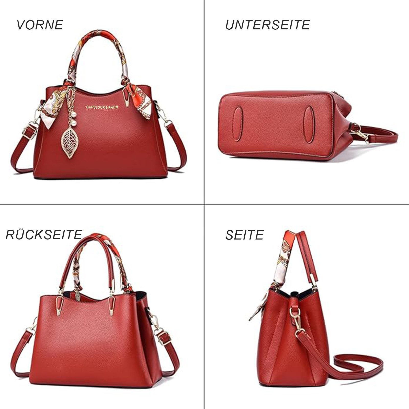 OKWISH Henkeltasche Damen-Handtasche Umhängetasche Tragetasche Aktentasche günstig online kaufen