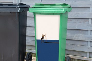 MuchoWow Wandsticker Frau - Komplimente - Abstrakt (1 St), Mülleimer-aufkleber, Mülltonne, Sticker, Container, Abfalbehälter