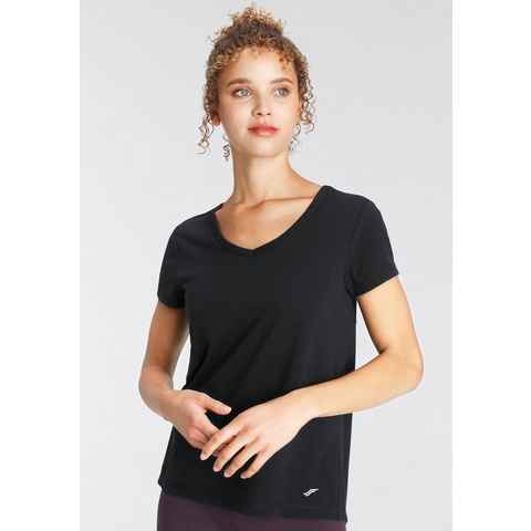 FAYN SPORTS Funktionsshirt Allround Tee mit Overlap hinten