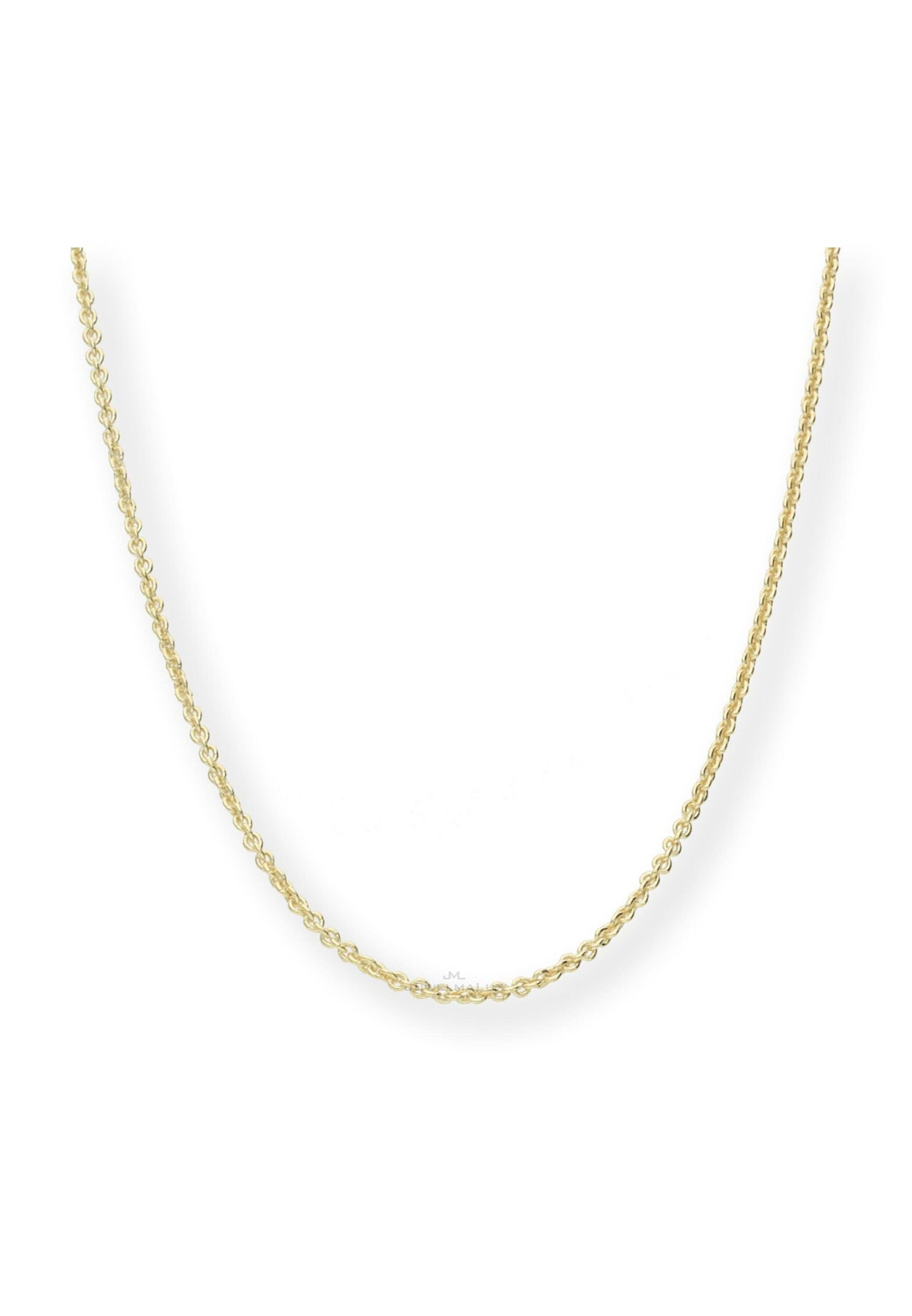 plattiert, Silberkette Gold Schmuckschachtel inkl. JuwelmaLux (1-tlg), Halskette Mädchen gold 925er Silber Anker