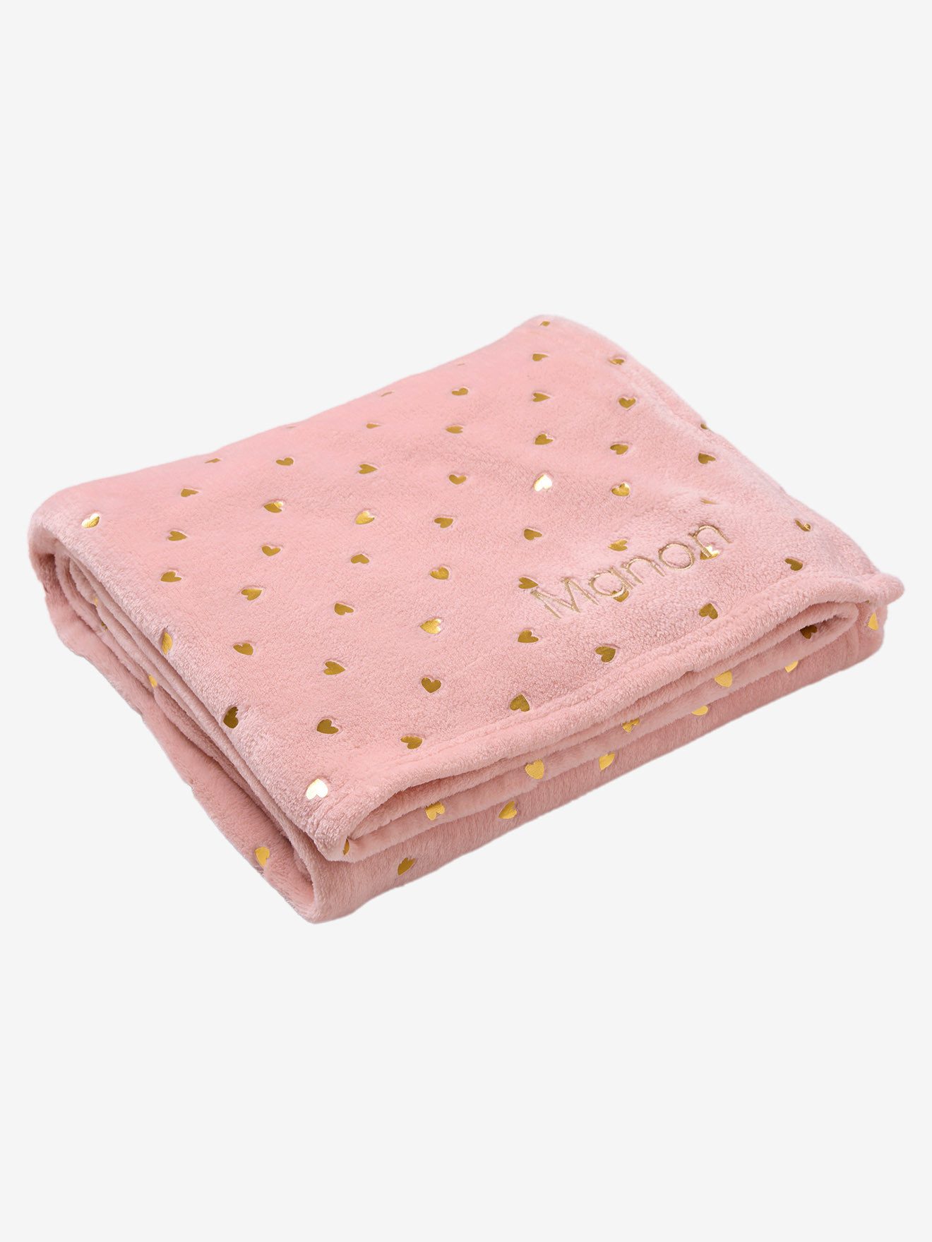 Babydecke Babydecke mit Goldherzen, vertbaudet günstig online kaufen