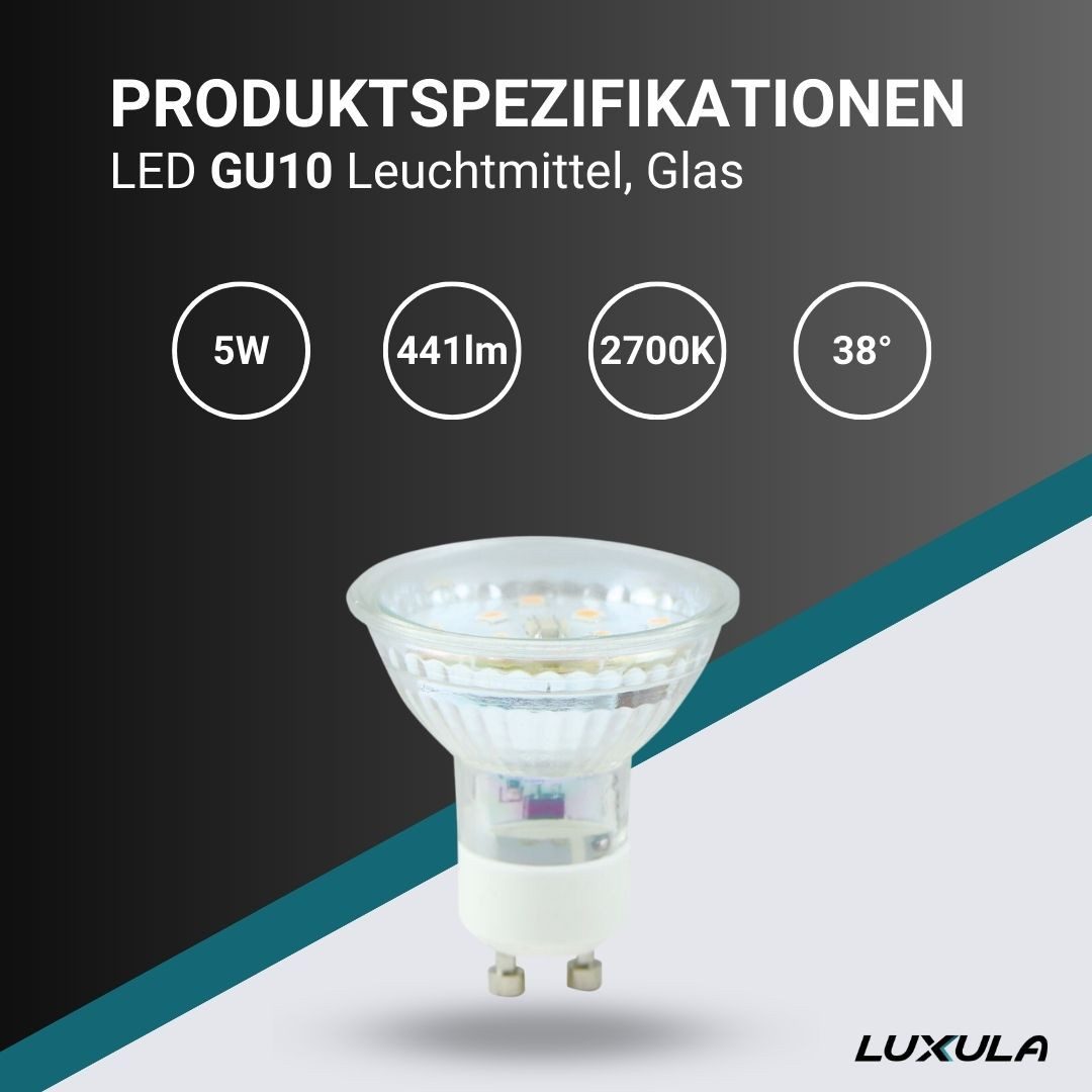 LUXULA LED-Leuchtmittel LUXULA LED-Leuchtmittel GU10