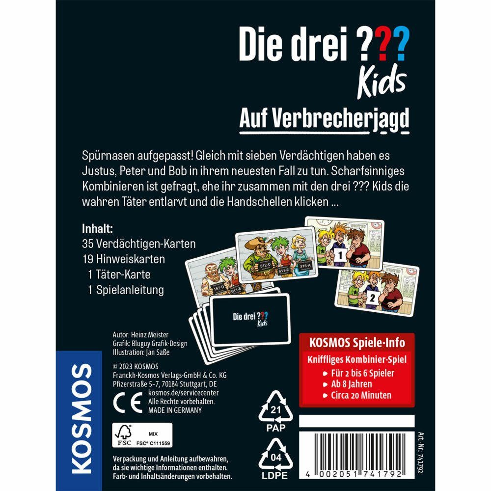 Kosmos Spiel Die drei ??? Kids Auf Verbrecherjagd