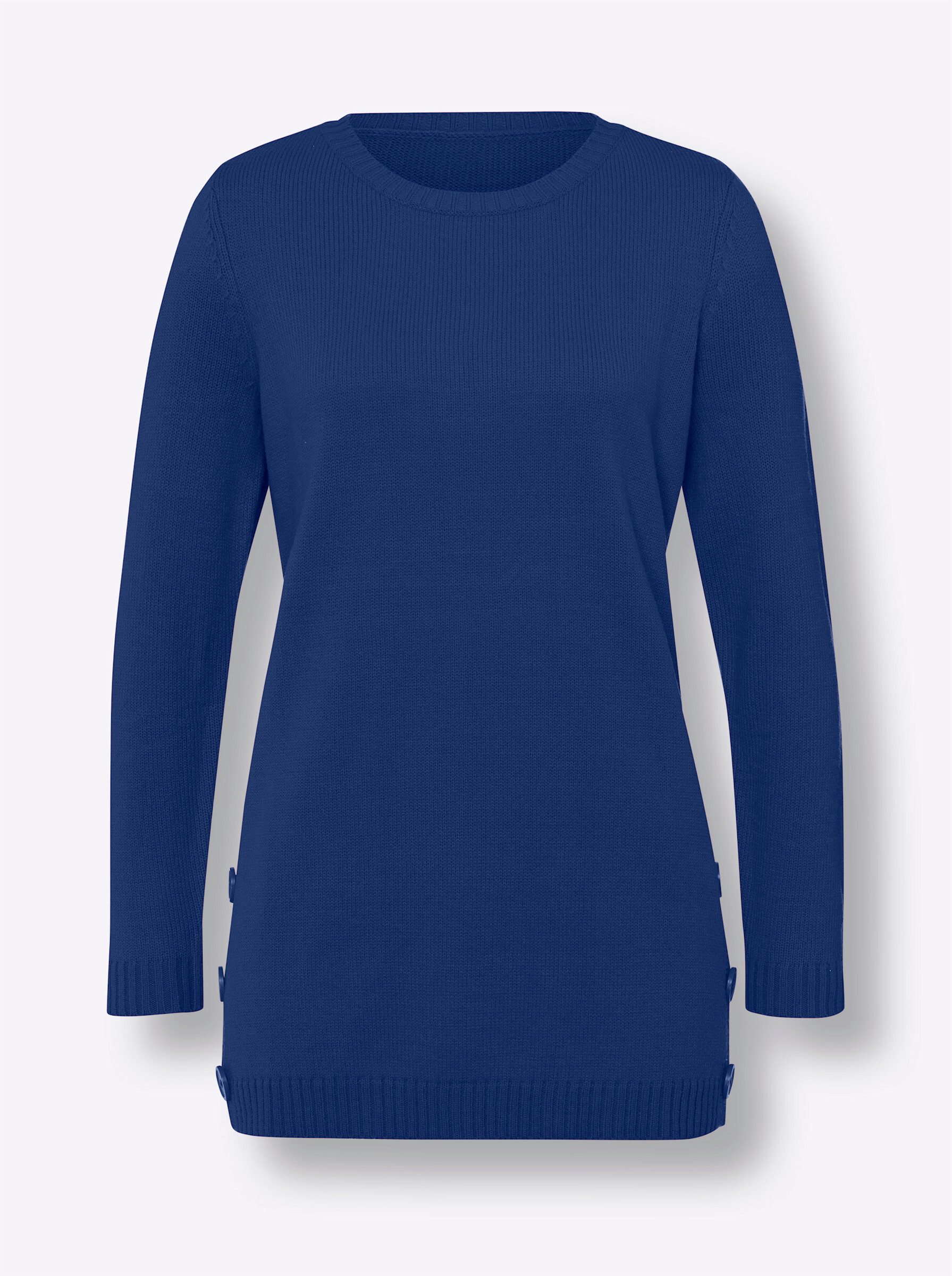 Sieh an! Strickpullover Longpullover Langarm Jersey