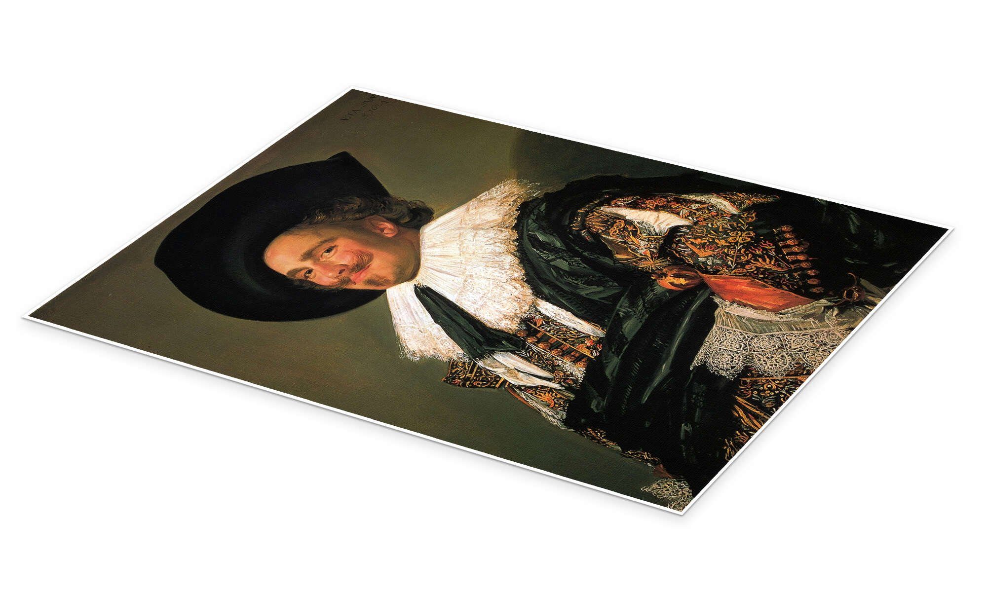 Posterlounge Wandbild Der lachende Kavalier, Frans Hals, erhältlich als Poster, Leinwandbild, Wandsticker oder Acrylglasbild