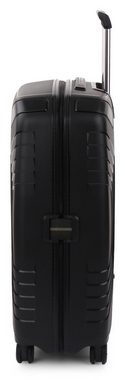 RONCATO Hartschalen-Trolley Ypsilon 4.0, 69 cm, schwarz, 4 Rollen, Reisegepäck Aufgabegepäck mit Volumenerweiterung und TSA Schloss