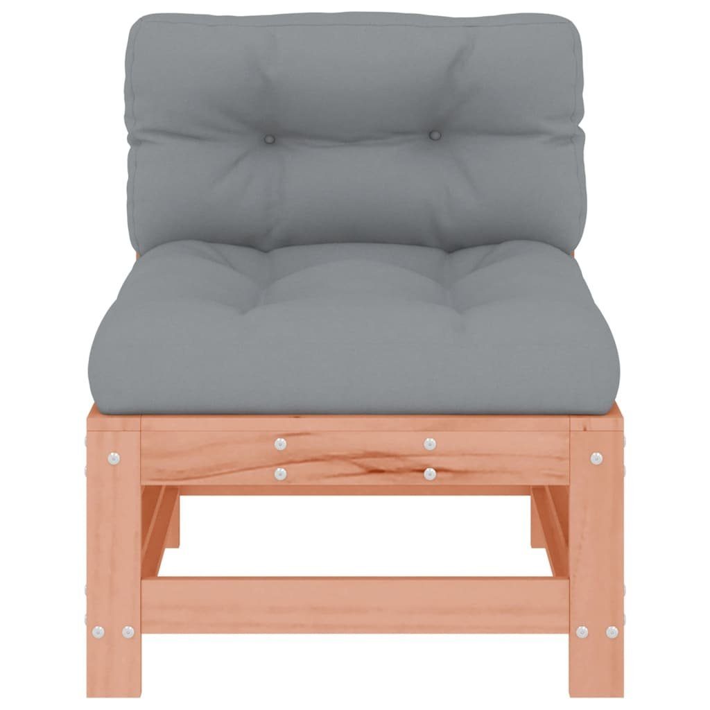 vidaXL Sofaelement Mittelsofa mit Kissen Massivholz Douglasie (1 St)