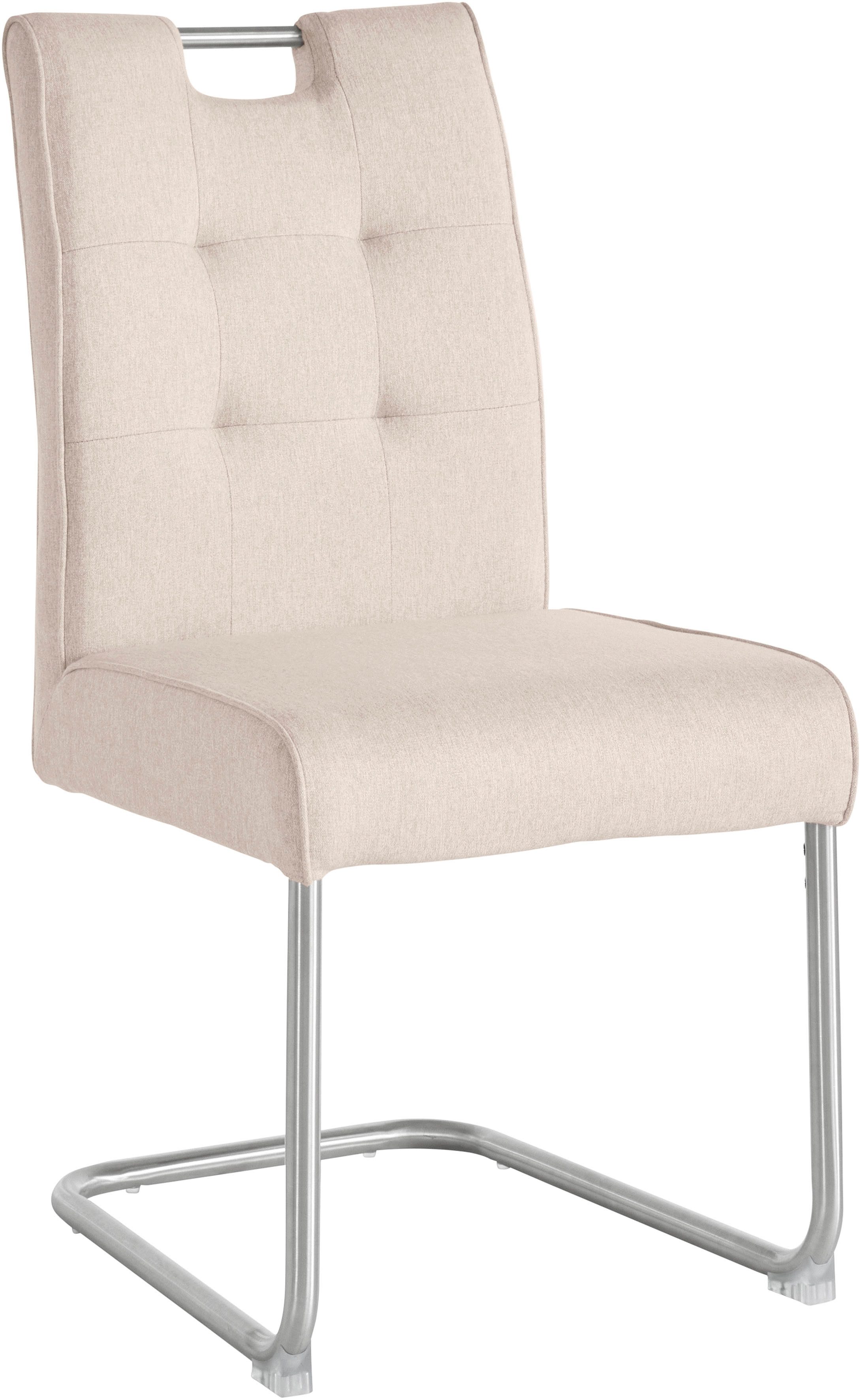 s.Oliver Консоль Ciella (Set, 2 St), mit hochwertiger 3D-Steppung und Taschenfederkern, Edelstahlgestell