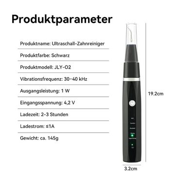 DOPWii Schall-Zahnreinigungsgerät IPX8 Ultraschall Haustierzahnbürste, 5 Reinigungsmodi